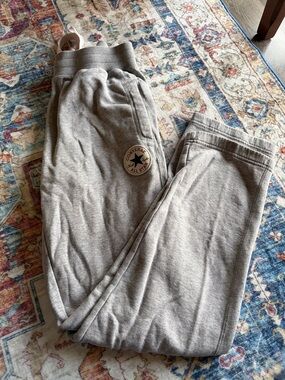 Converse Light Gray All Star Jogger Sweatpants